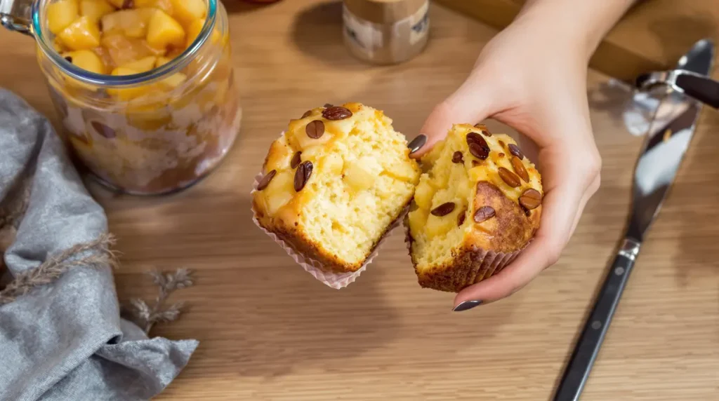 Fini le beurre dans mes gâteaux : je le remplace par cet ingrédient du placard pour des muffins avoine-pomme au moelleux irrésistible